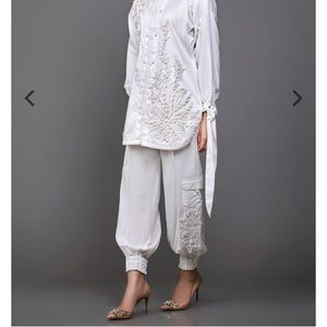 Pakistani/Indian designer AFH jogger embroidered pants S.